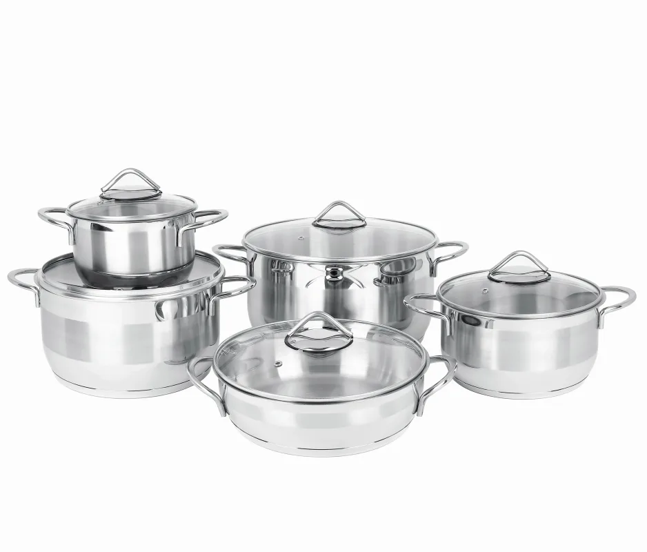 سرویس قابلمه 10 پارچه MGS استیل